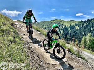 Biken mit Kind in Saalbach-Hinterglemm